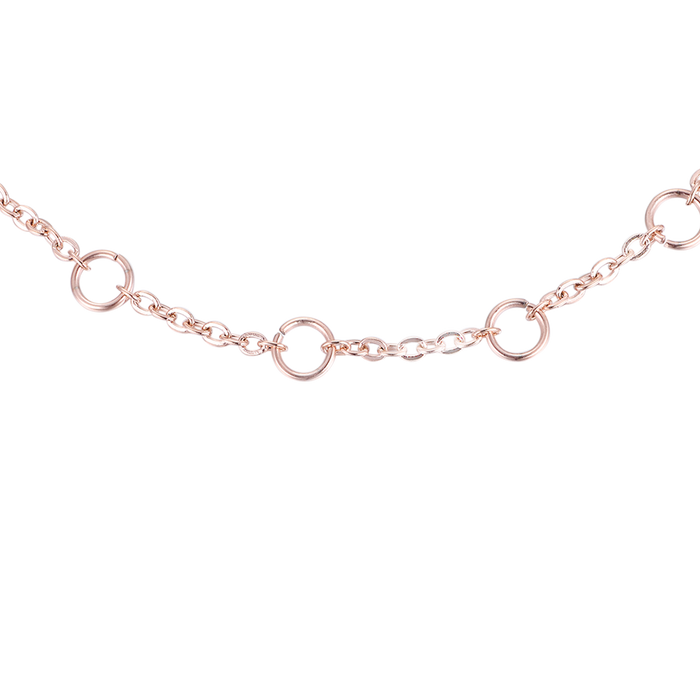 BRACELET FEMME EN ACIER IP ROSE