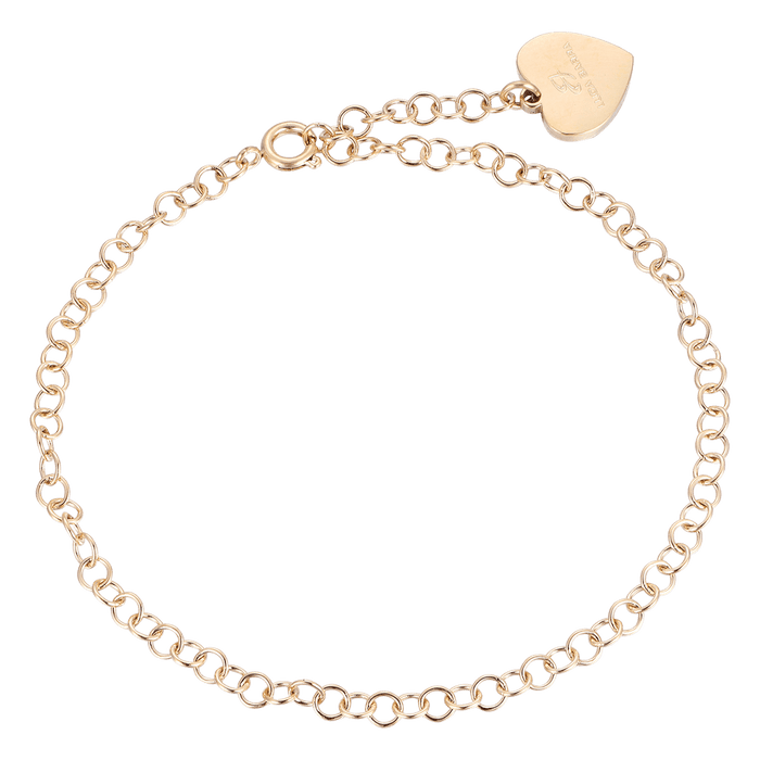 BRACELET FEMME EN ACIER AVEC CERCLES EN OR IP