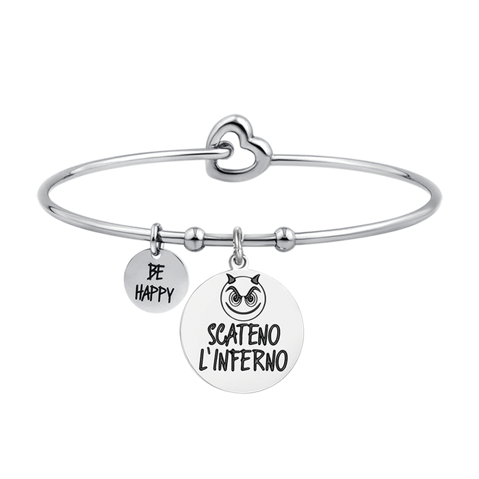 BRACCIALE DONNA IN ACCIAIO SCATENO L'INFERNO