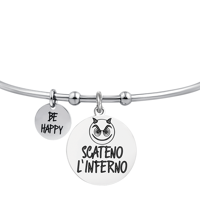 BRACCIALE DONNA IN ACCIAIO SCATENO L'INFERNO