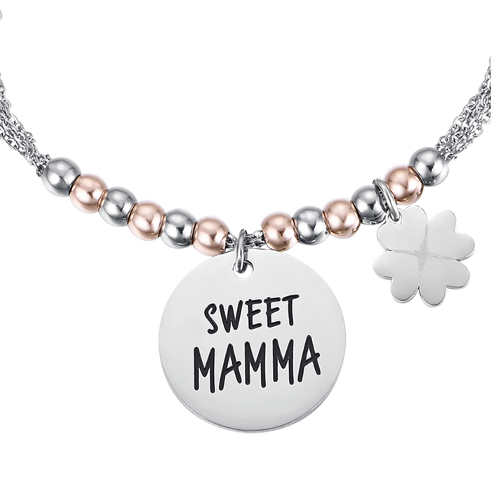 Bracelet en acier Sweet Mom pour femme