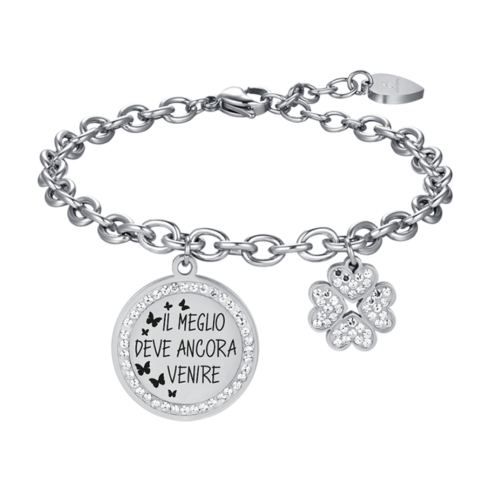 BRACCIALE DONNA IN ACCIAIO IL MEGLIO DEVE ANCORA VENIRE
