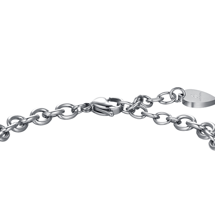 WOMEN'S STEEL BRACELET FRIENDS ARE THE SISTERS YOU CHOOSE WITH ENAMEL