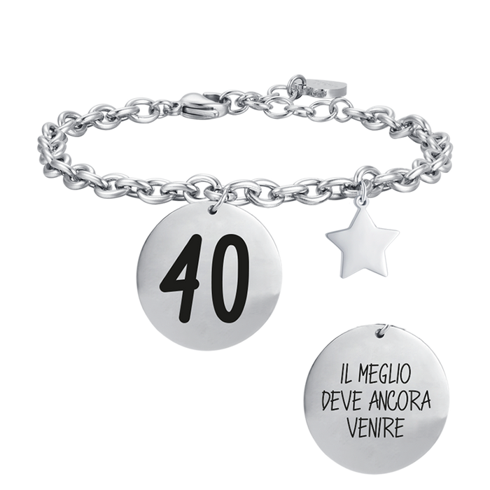 WOMEN'S STEEL BRACELET 40 THE BEST IS YET TO COME