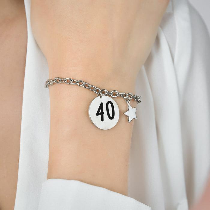 WOMEN'S STEEL BRACELET 40 THE BEST IS YET TO COME