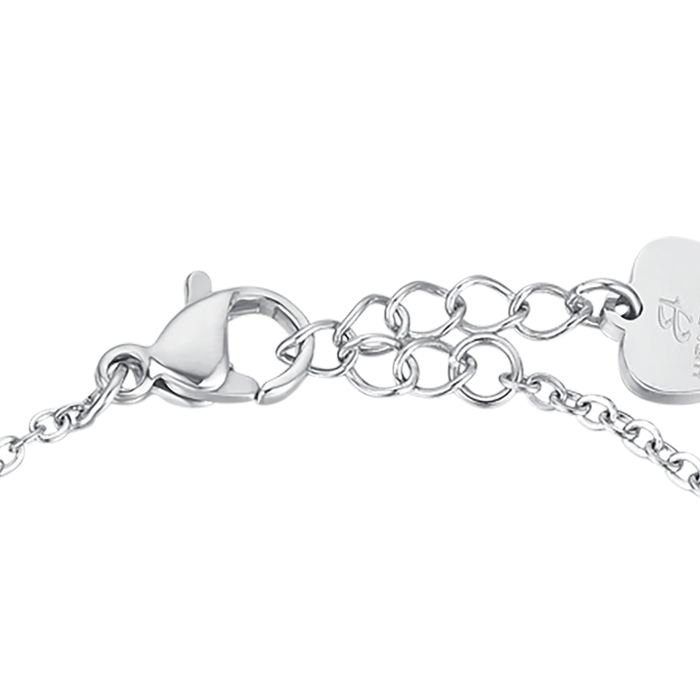 GIRL'S STEEL BRACELET WITH FLOWER