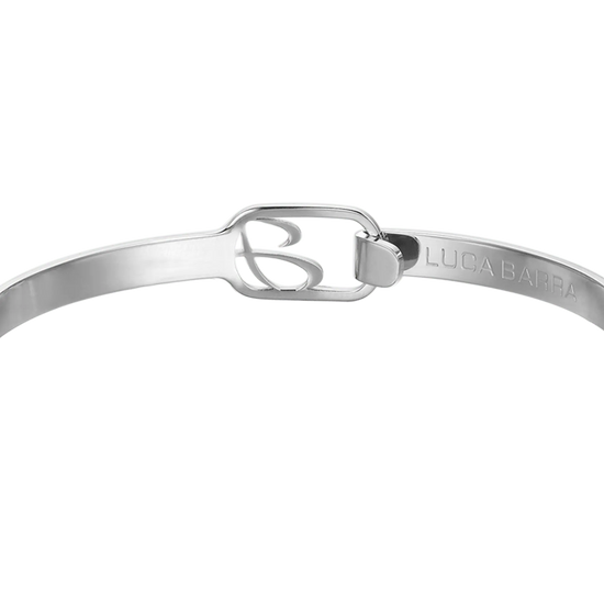 MEN'S BRACELET IN STEEL WITH BLACK ENAMEL "DAD YOU ARE THE BEST IN THE WORLD"
