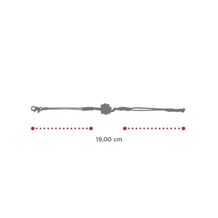 Bracelet trèfle à quatre feuilles