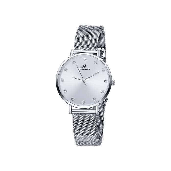 MONTRE FEMME EN ACIER ROSE AVEC BOÎTIER EN ACIER ROSE