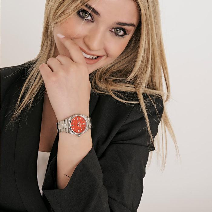 MONTRE FEMME EN ACIER IL DORATO AVEC BOÎTIER EN ACIER DORÉ
