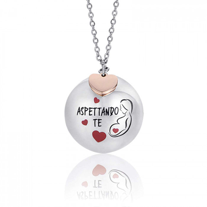 STEEL ANGEL CALLER NECKLACE "WAITING FOR YOU"