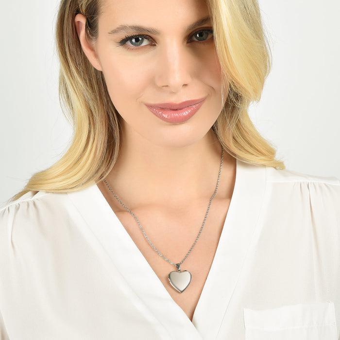 WOMEN'S STEEL NECKLACE WITH HEART