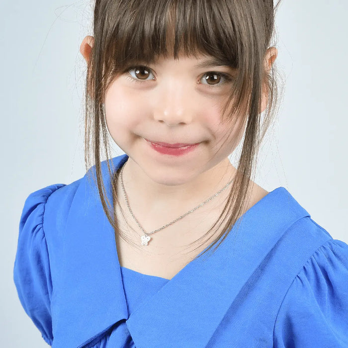 COLLIER EN ACIER POUR ENFANT AVEC PAPILLON