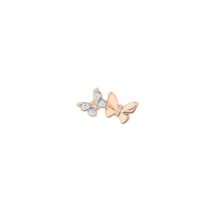BOUCLE D'OREILLE PAPILLON PRÉCIEUSE