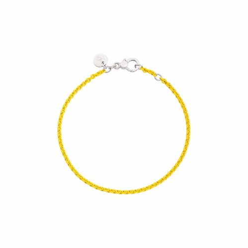 YELLOW SILVER BRACELET