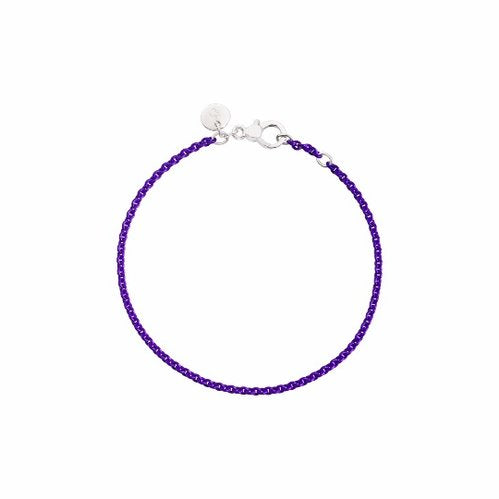 PURPLE SILVER BRACELET