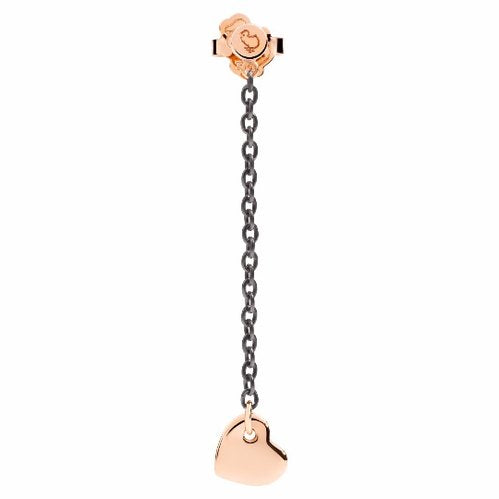 BOUCLE D'OREILLE PENDANTE EN FORME DE COEUR