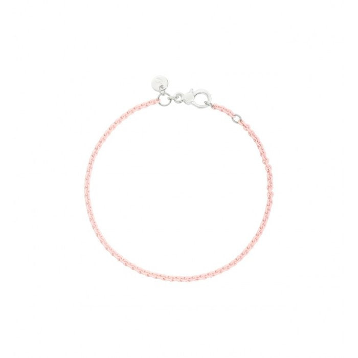 BRACELET ROSE PASTEL ARGENT