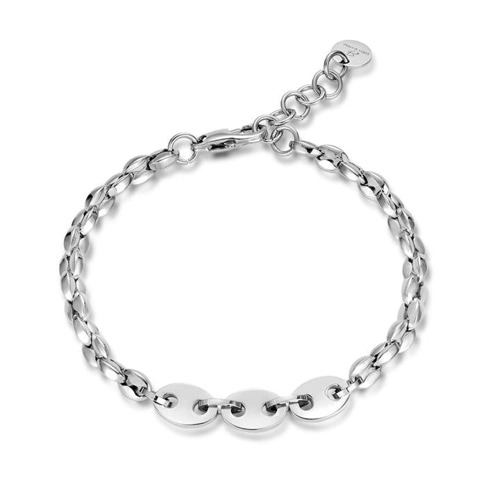 Bracelet en acier avec éléments en acier