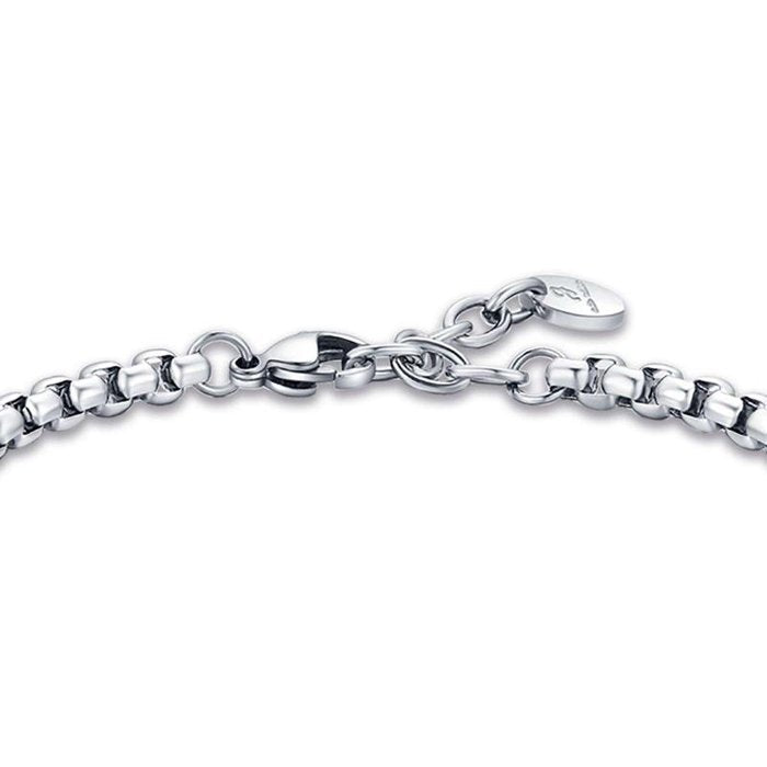 Bracciale in acciaio con croce