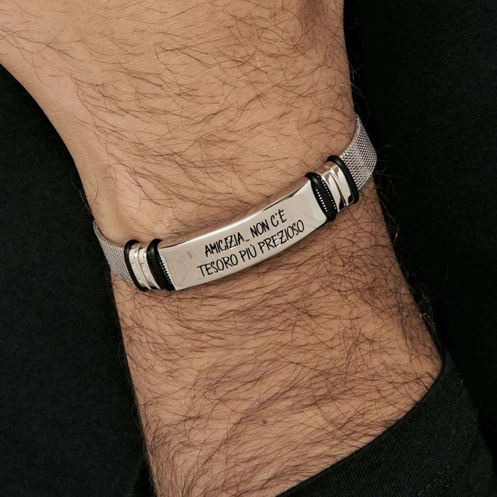 Steel bracelet