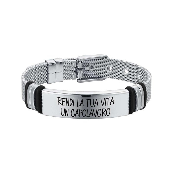 Steel bracelet