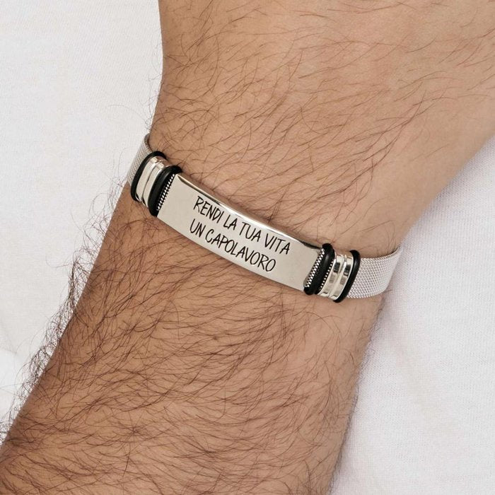 Steel bracelet