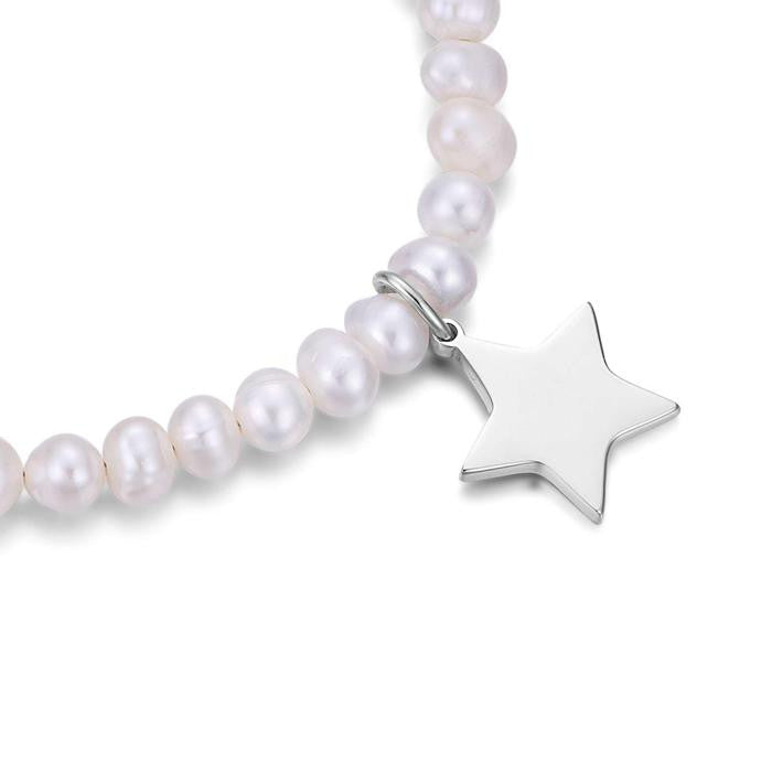 Bracelet avec perles et étoile