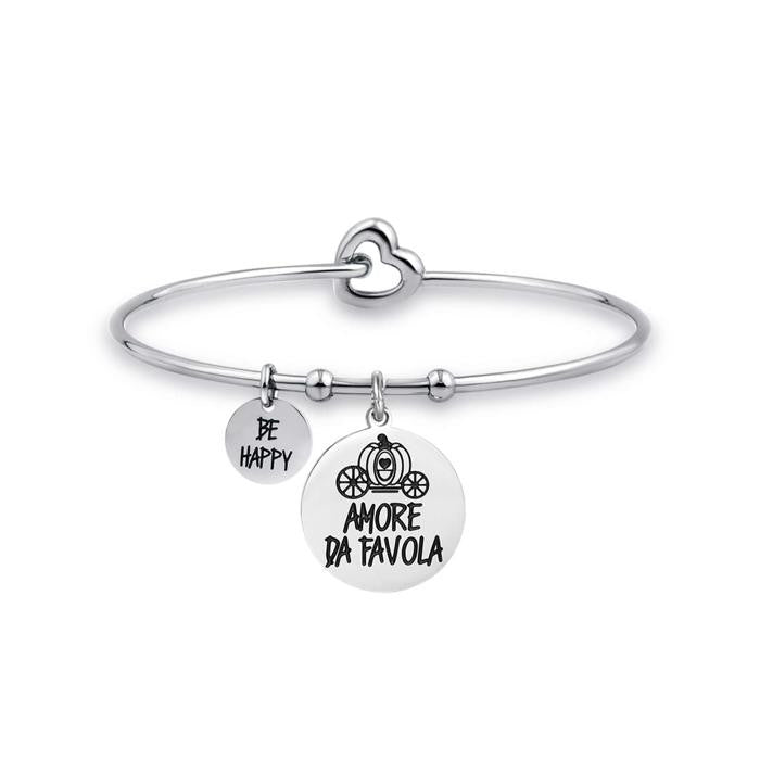 Bracciale In Acciaio Amore Da Favola