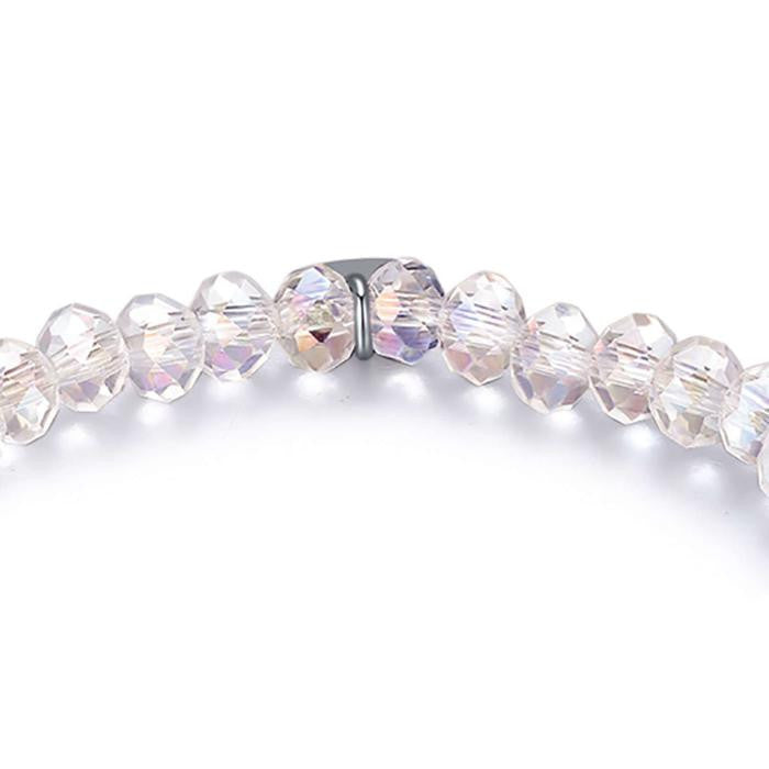 Bracciale Con Cristalli  Bianchi E Luna