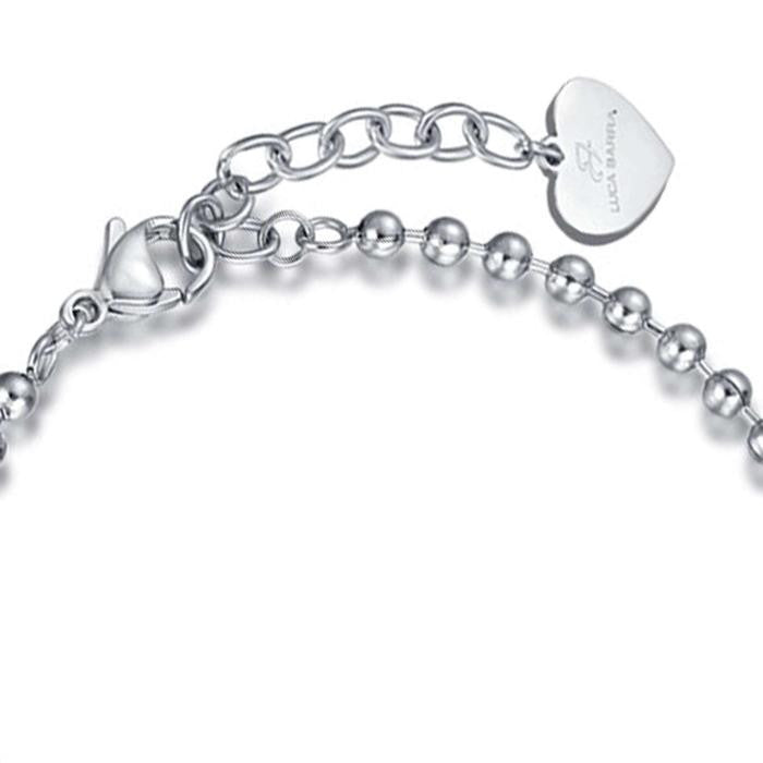Bracciale In Acciaio Con Frase Chi Trova Un'amica Trova Un Tesoro
