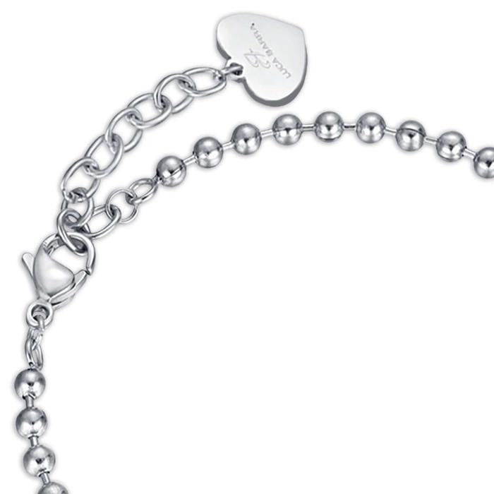 Bracelet en acier avec phrase « Merci professeur »
