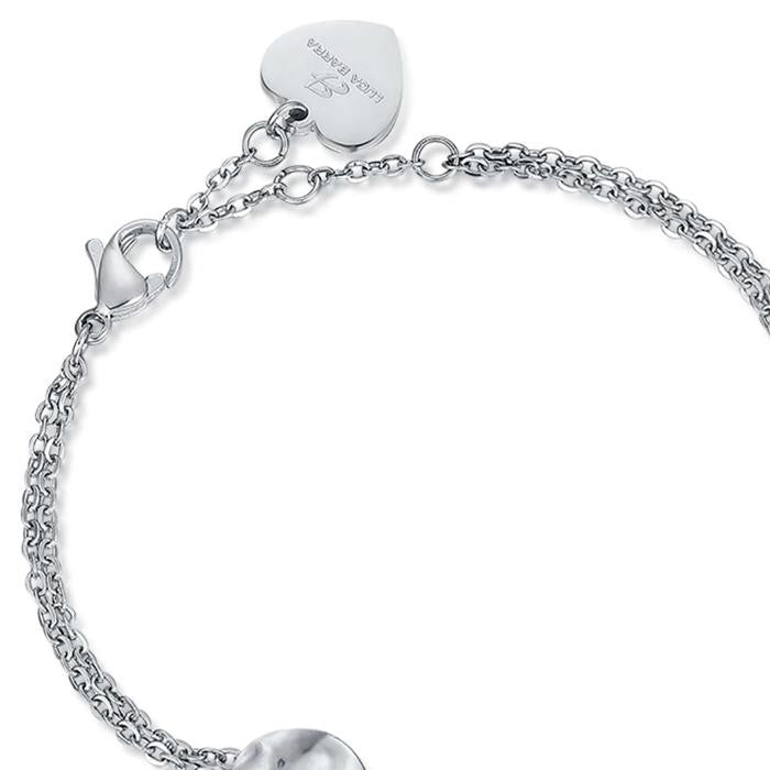 Bracciale In Acciaio Effetto Martellato
