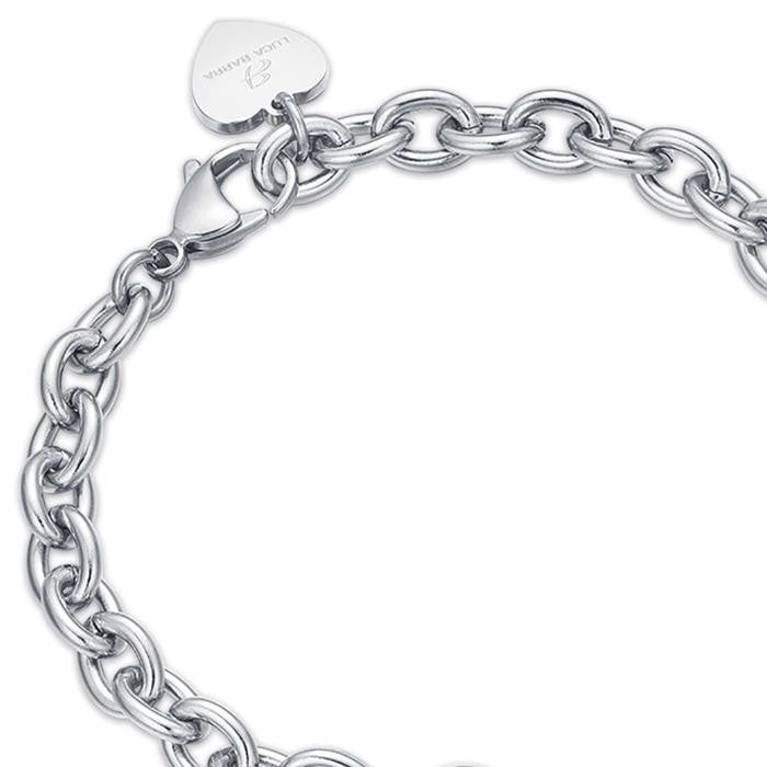 Bracciale In Acciaio Con Cuore Grazie Maestra