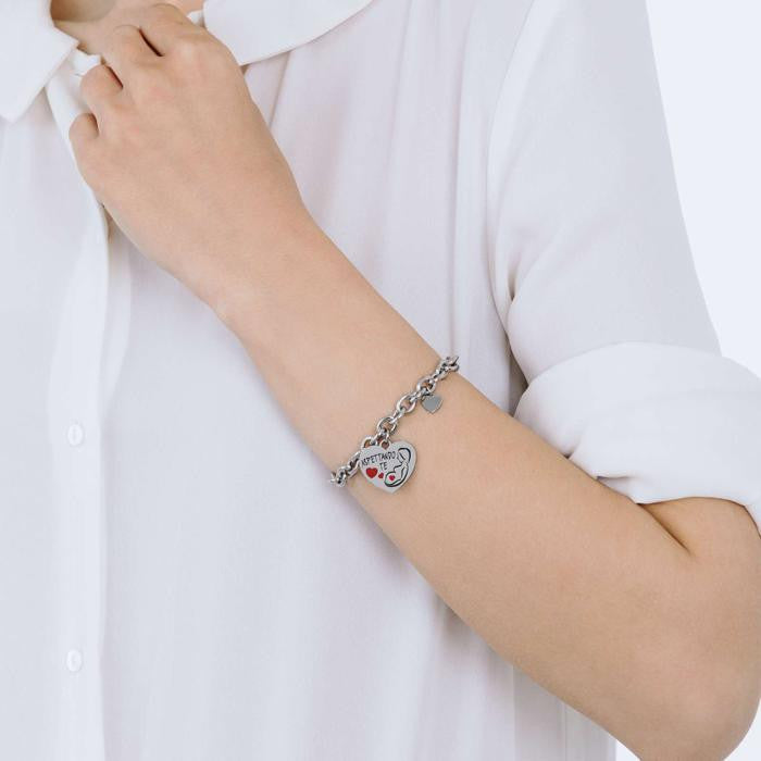 Bracciale In Acciaio Aspettando Te