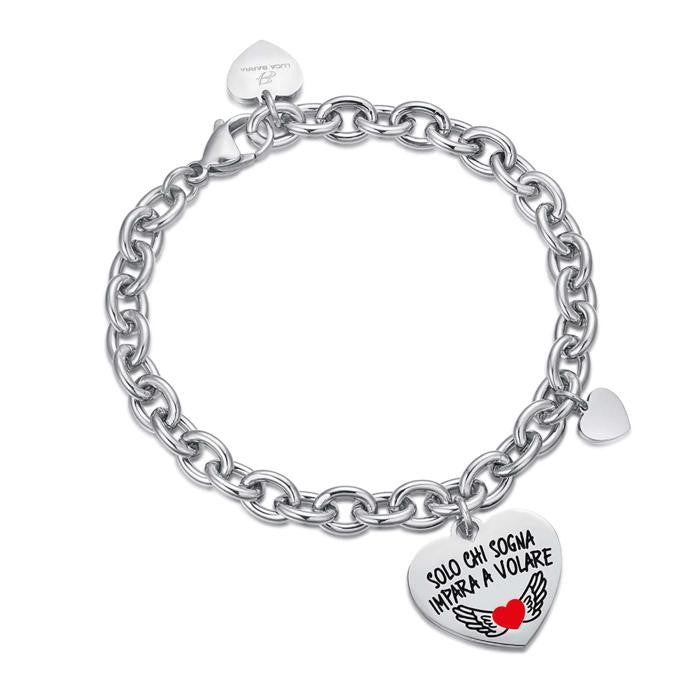 Bracciale In Acciaio Solo Chi Sogna Impara A Volare