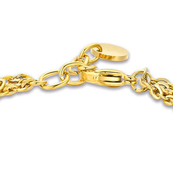 Bracciale In Acciaio Ip Gold