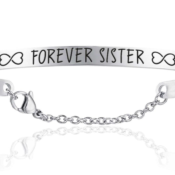 Bracelet en acier Forever Sister