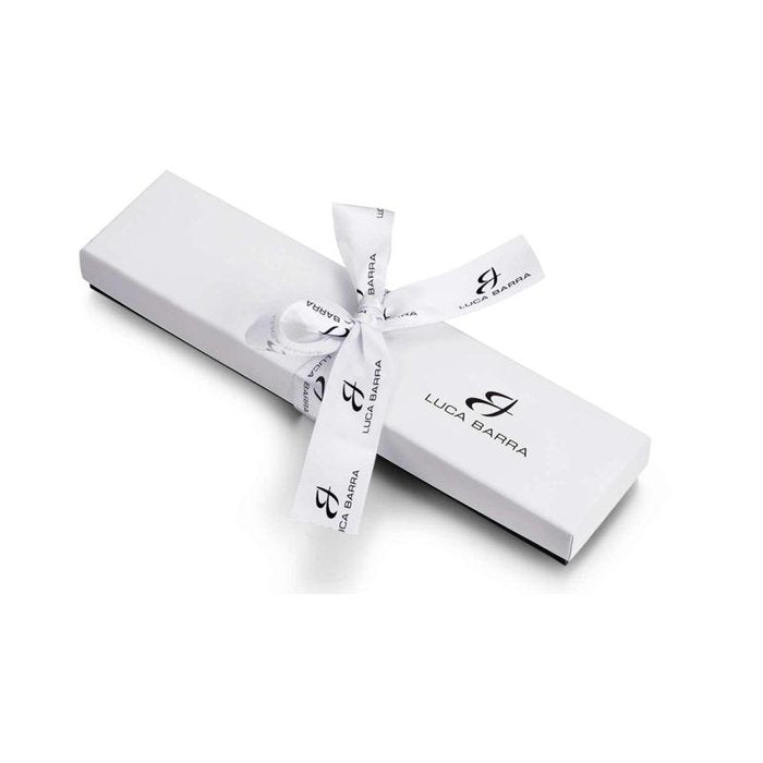 Bracciale in acciaio ip gold con cristalli bianchi