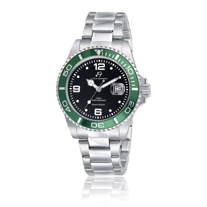 Montre à boîtier en acier