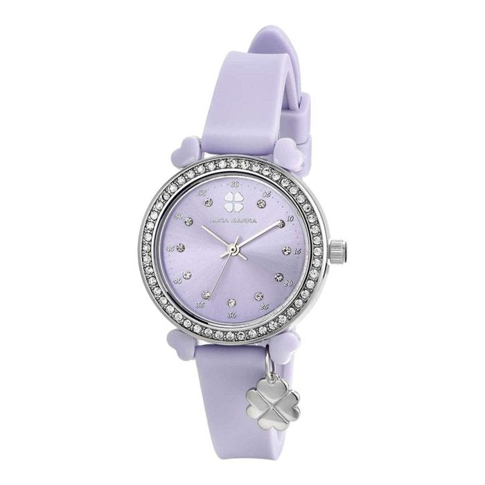 Purple silicone watch