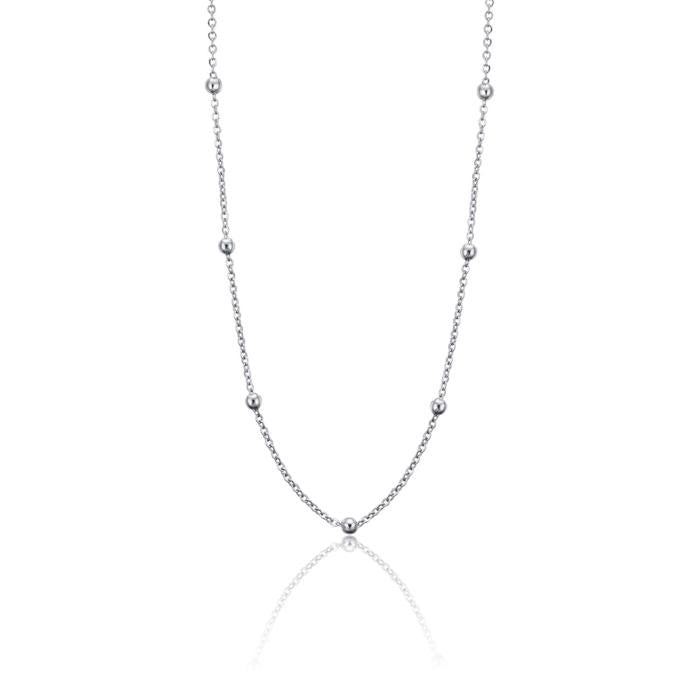 Collana In Acciaio Per Charms