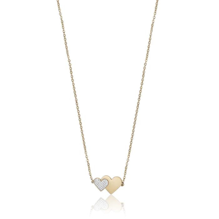 Collier en acier avec cœur