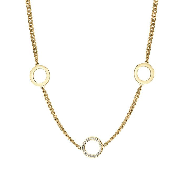 IP gold steel necklace
