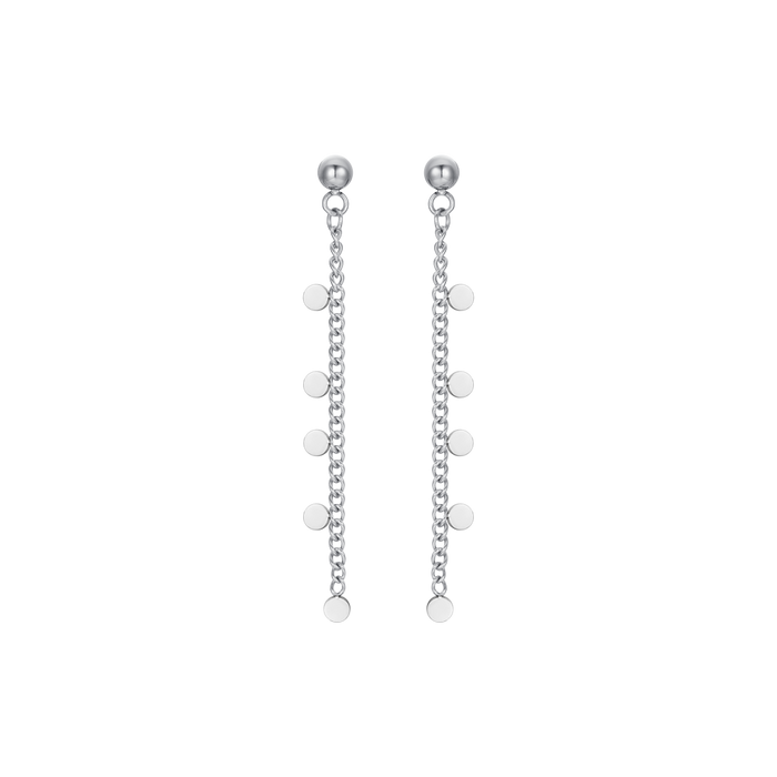 COLLIER FEMME EN ACIER AVEC CERCLES