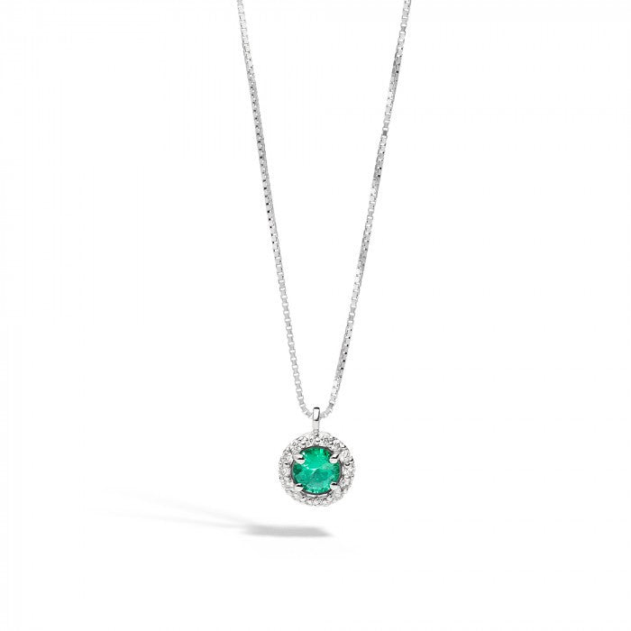 Emerald primrose and br choker
