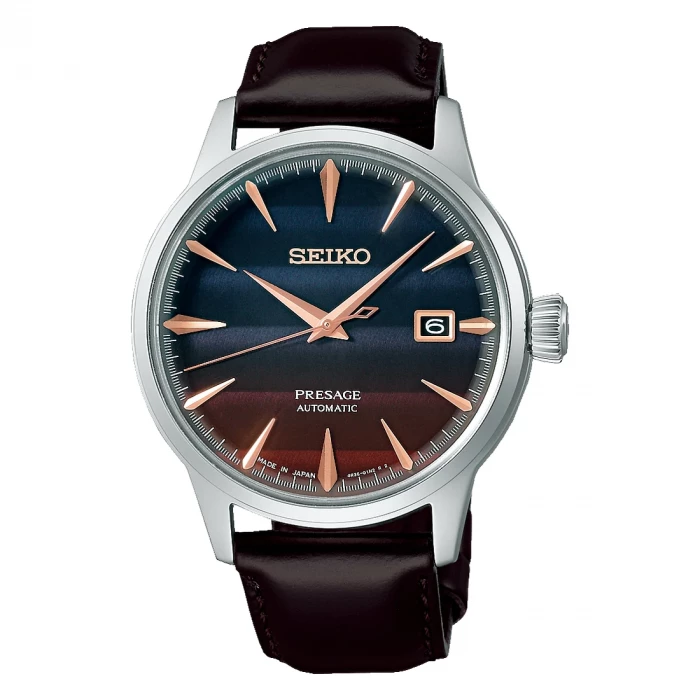 PRESAGE Automatic 3 Hands Watch LIMITED PURPLE SUNSET