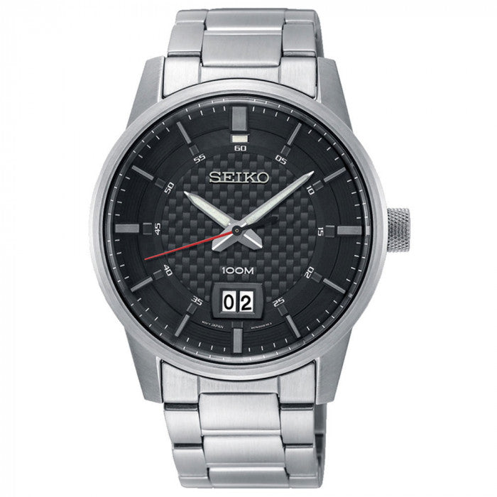 Montre à quartz noire