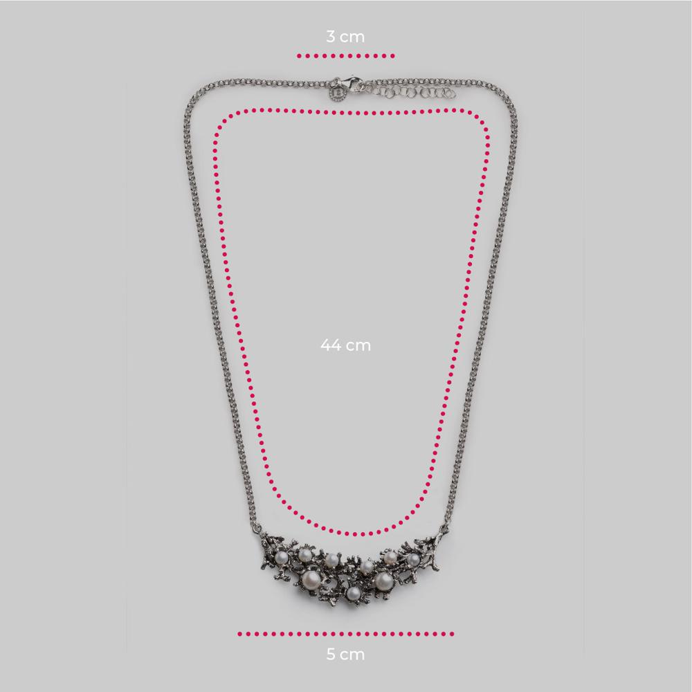 Collana Rami di Perle Nude