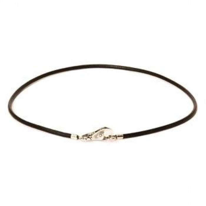 Collier en cuir noir